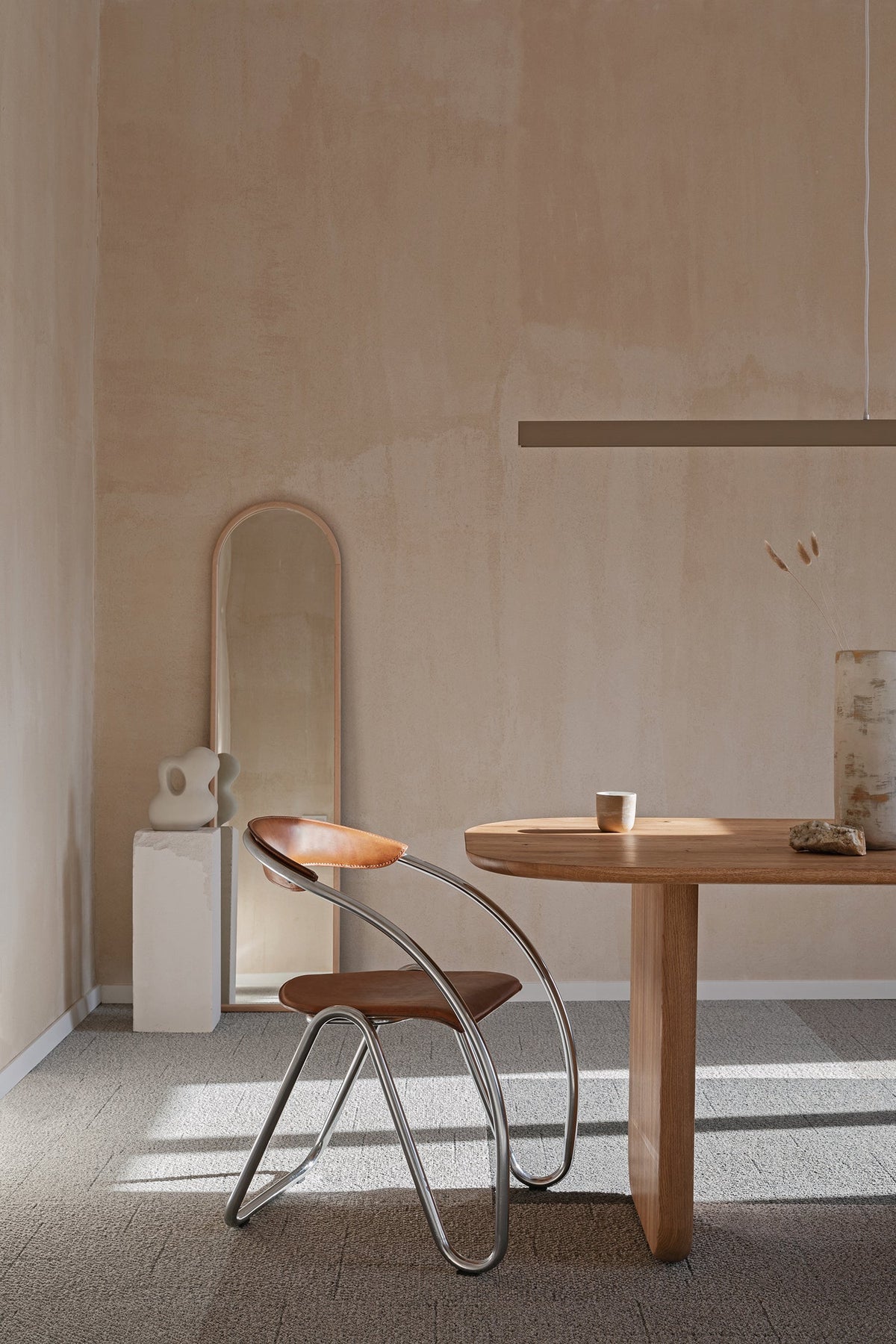 Oval Solid Wood Dining Table Gizz