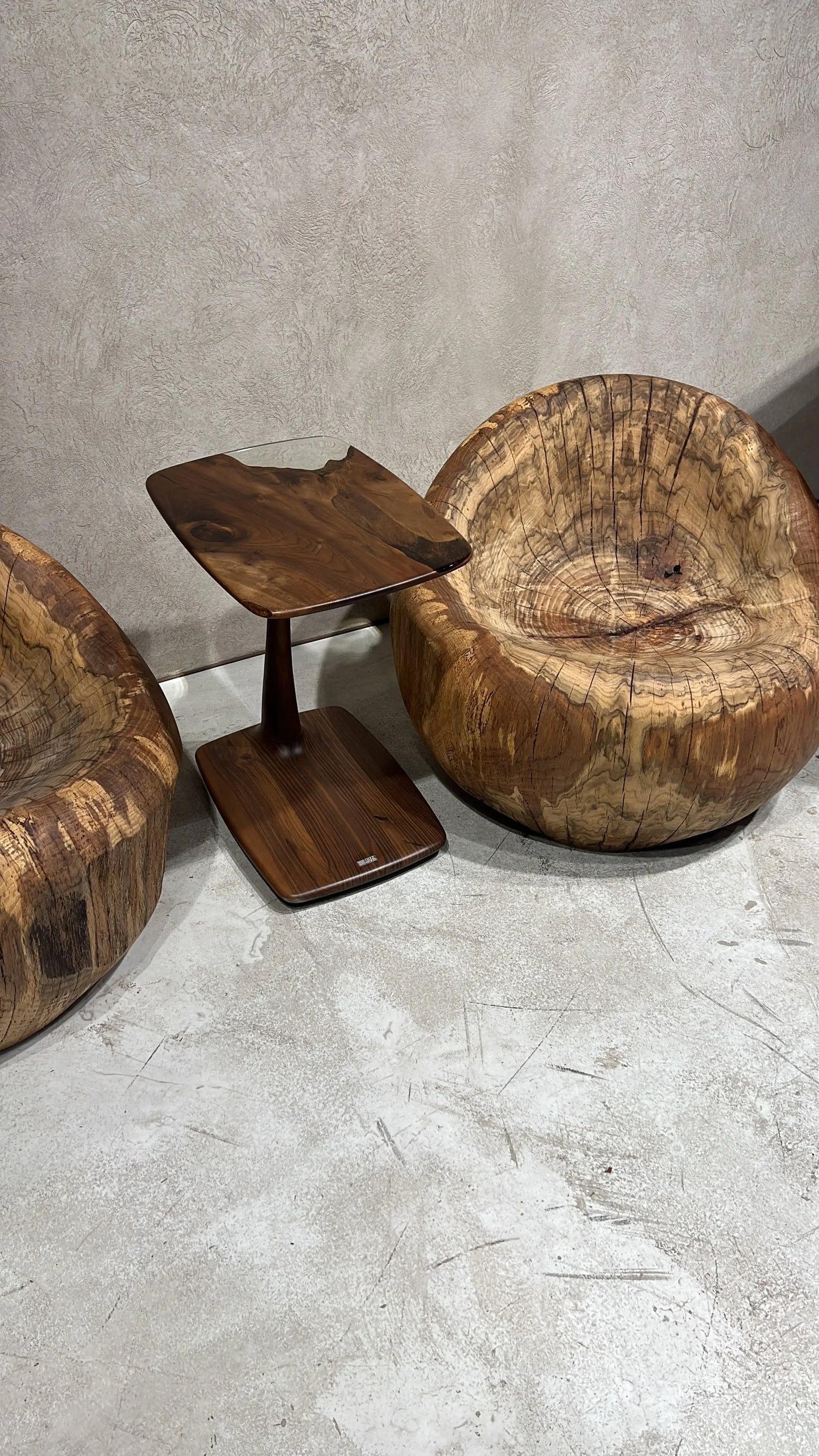 Bean Bag Shaped Wooden Armchair – 100% Natural Solid Wood - Gizz