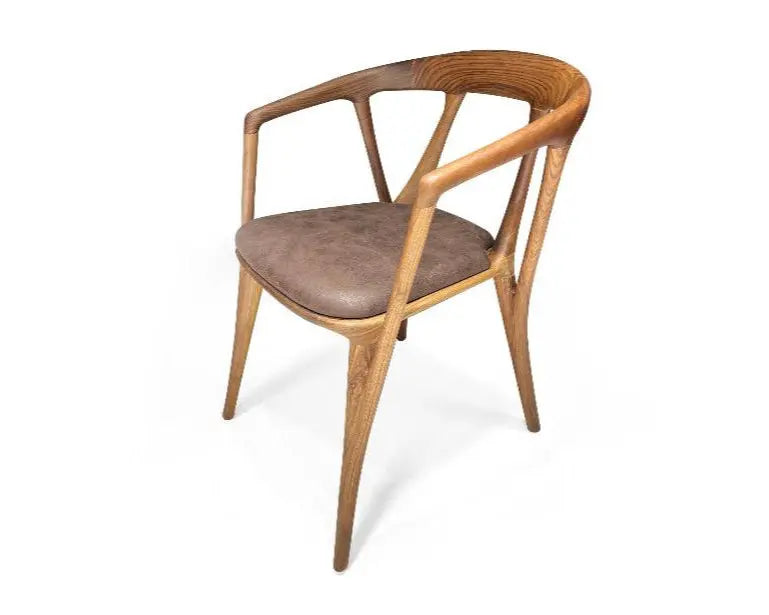 Luxury Premium Solid Walnut Chair - Italian Style