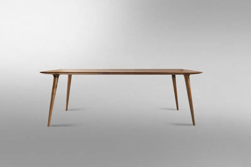 Solid walnut Dining Table - Solid Kitchen Table front look
