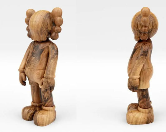 Wooden KAWS Figures - Limited Edition Collectibles