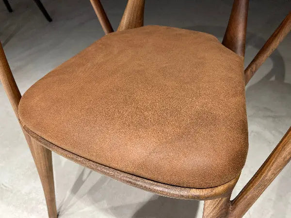 detailed look at brown upholstery