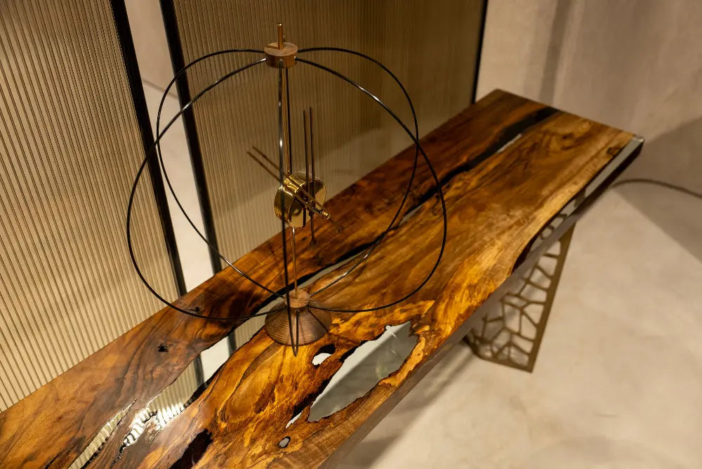 epoxy resin sofa & entry table