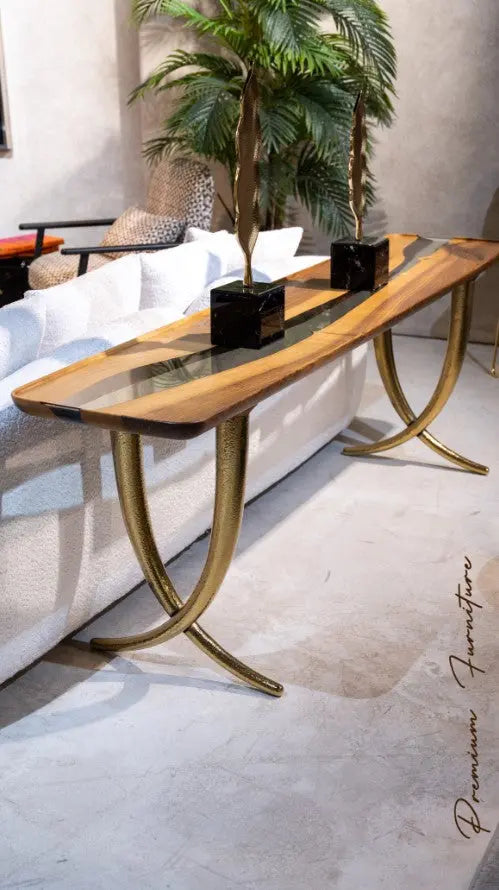 ivory console table