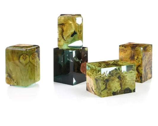 resin cube end tables
