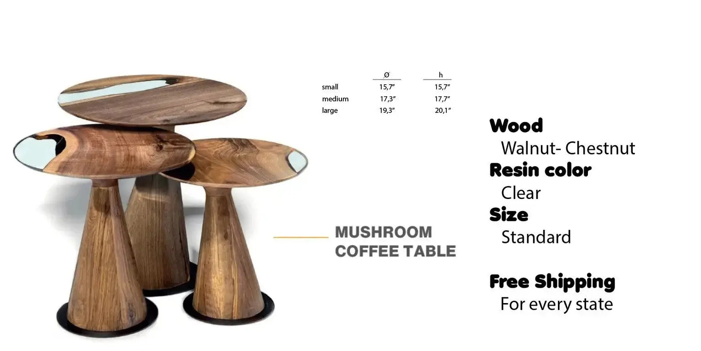spects of the Resin Nesting Tables - Versatile Zigzag Epoxy Coffee Table Set