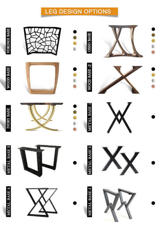 The Most Luxurious Table Leg Designs You Can't Find Anywhere