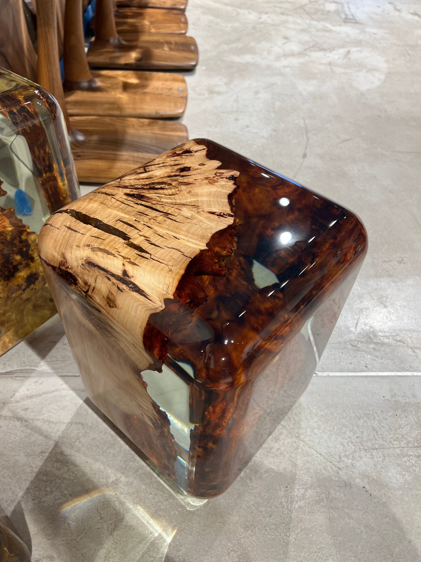 Cube side table & Stool S-26 Gizz