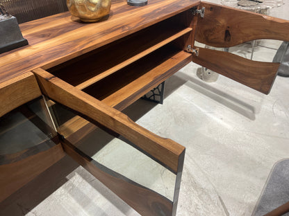 Epoxy & Walnut Credenza 78"long    S- 28 Gizz