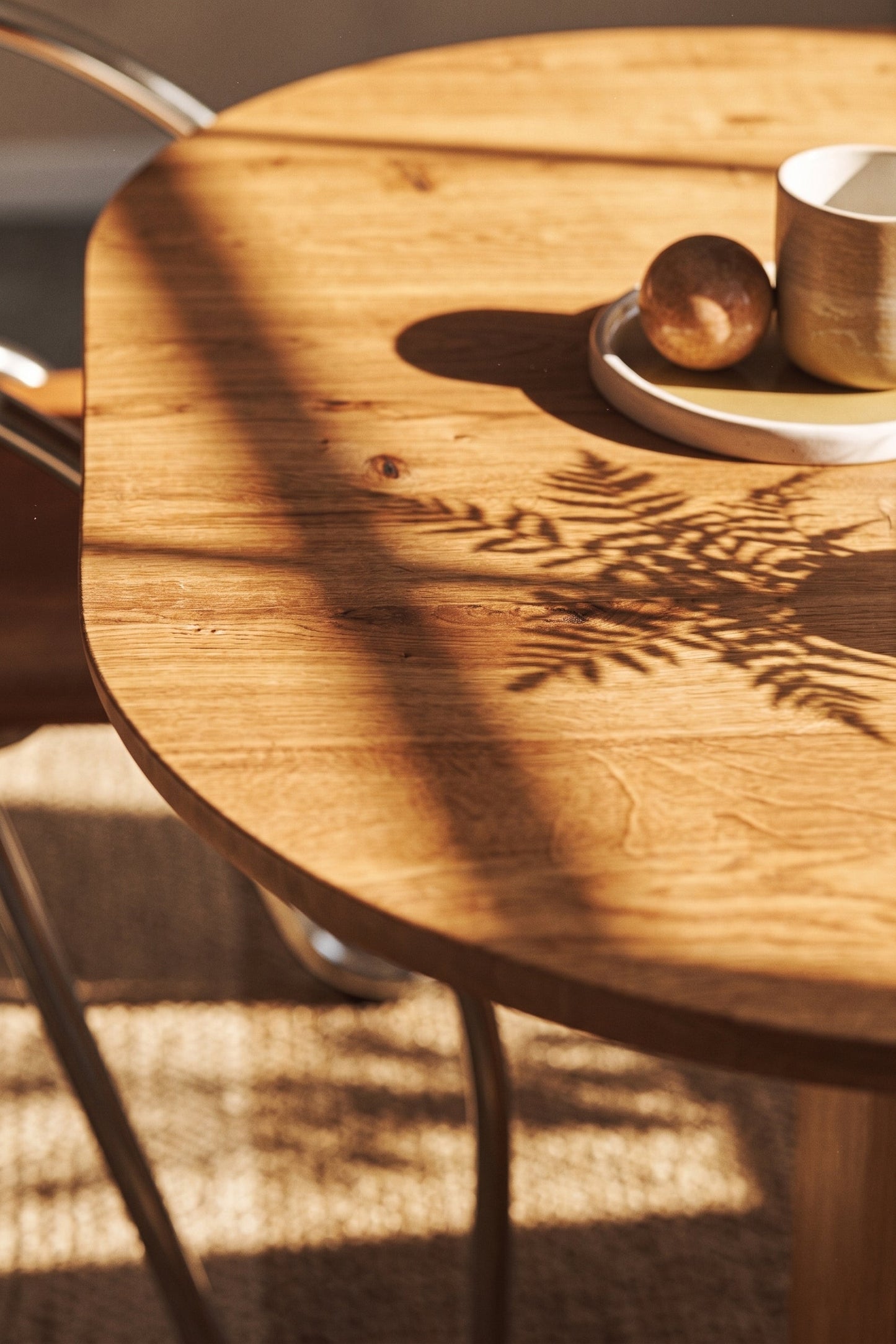 Oval Solid Wood Dining Table Gizz