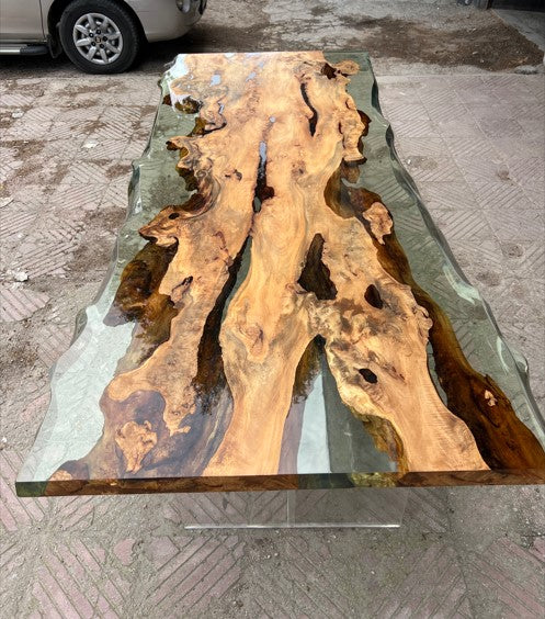 98 inches linden dining table