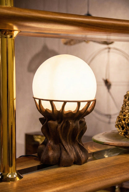 Handcrafted Solid Wood Table Lamp Gizz