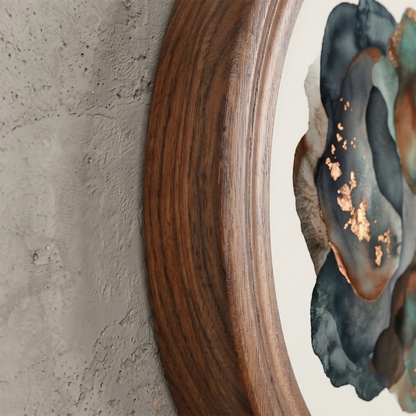 Elegant Oval Wooden Frame S-3 Gizz