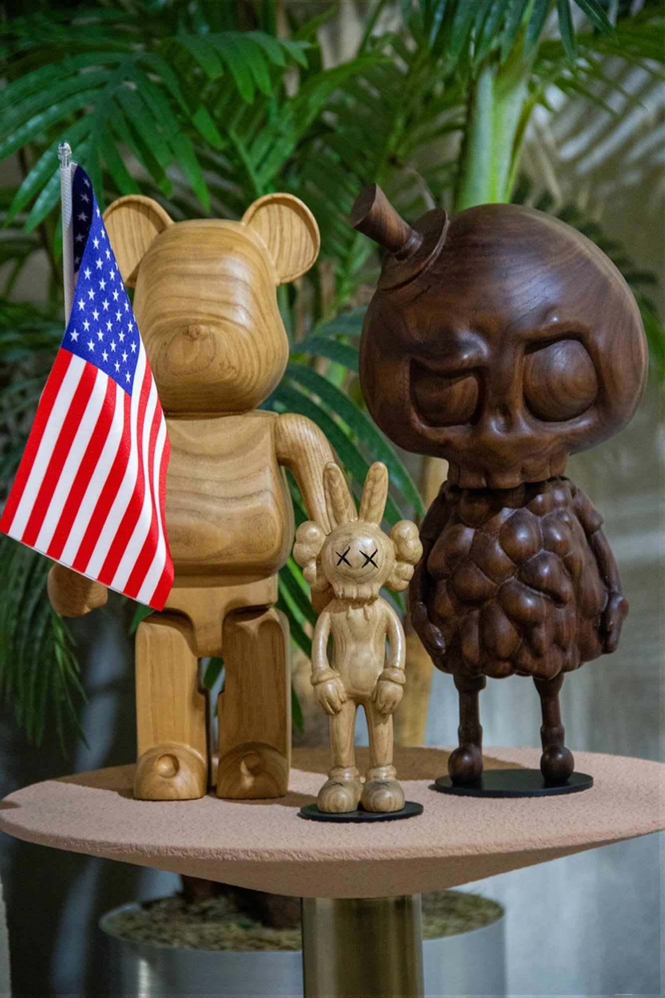 Handcrafted Tycoco Wooden Sculpture - Premium American Walnut Gizz