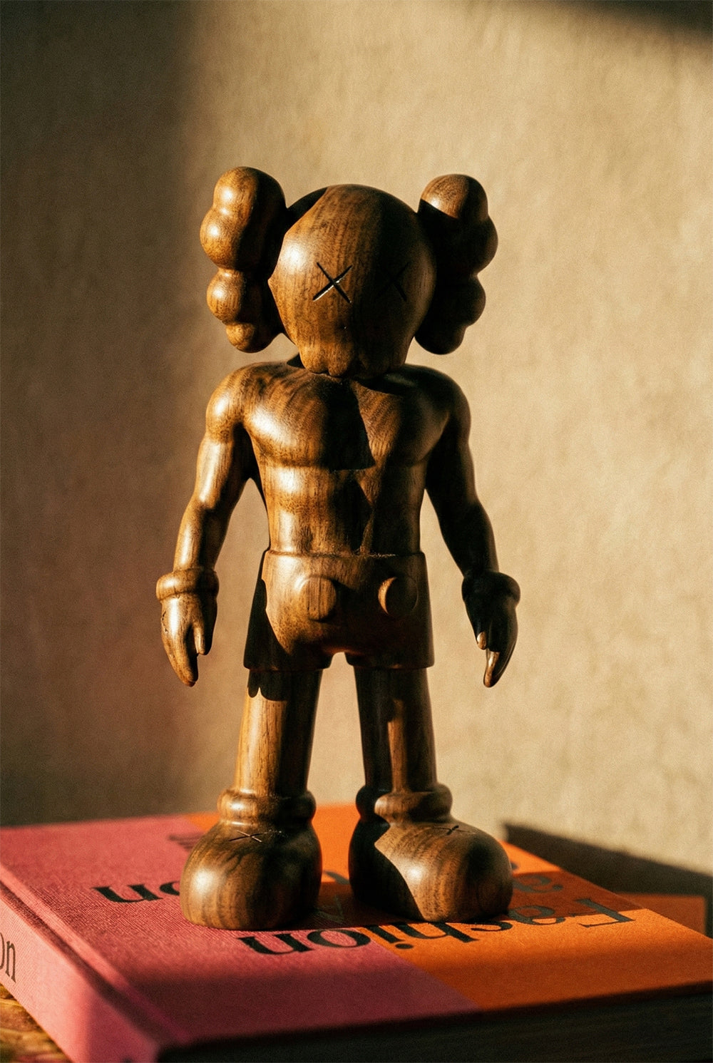 Handcrafted Wooden Executive Bear Sculpture for Indoor and Outdoor