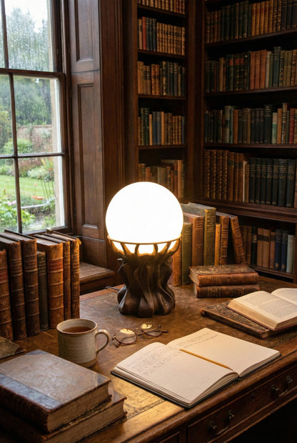 Handcrafted Solid Wood Table Lamp Gizz