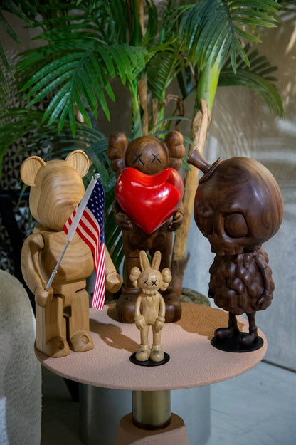 Handcrafted Tycoco Wooden Sculpture - Premium American Walnut Gizz