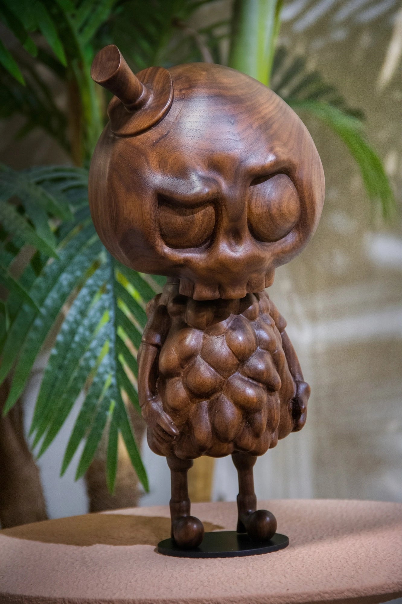 Handcrafted Tycoco Wooden Sculpture - Premium American Walnut Gizz