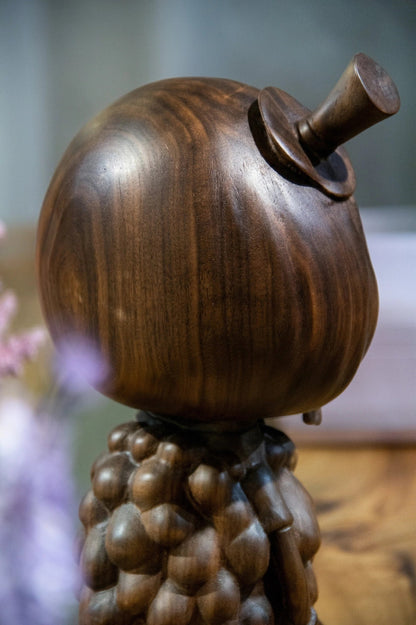 Handcrafted Tycoco Wooden Sculpture - Premium American Walnut Gizz