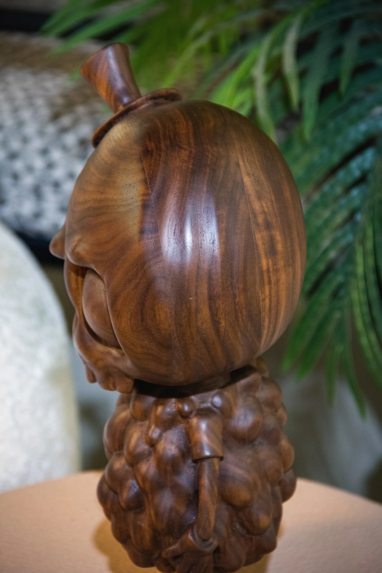 Handcrafted Tycoco Wooden Sculpture - Premium American Walnut Gizz