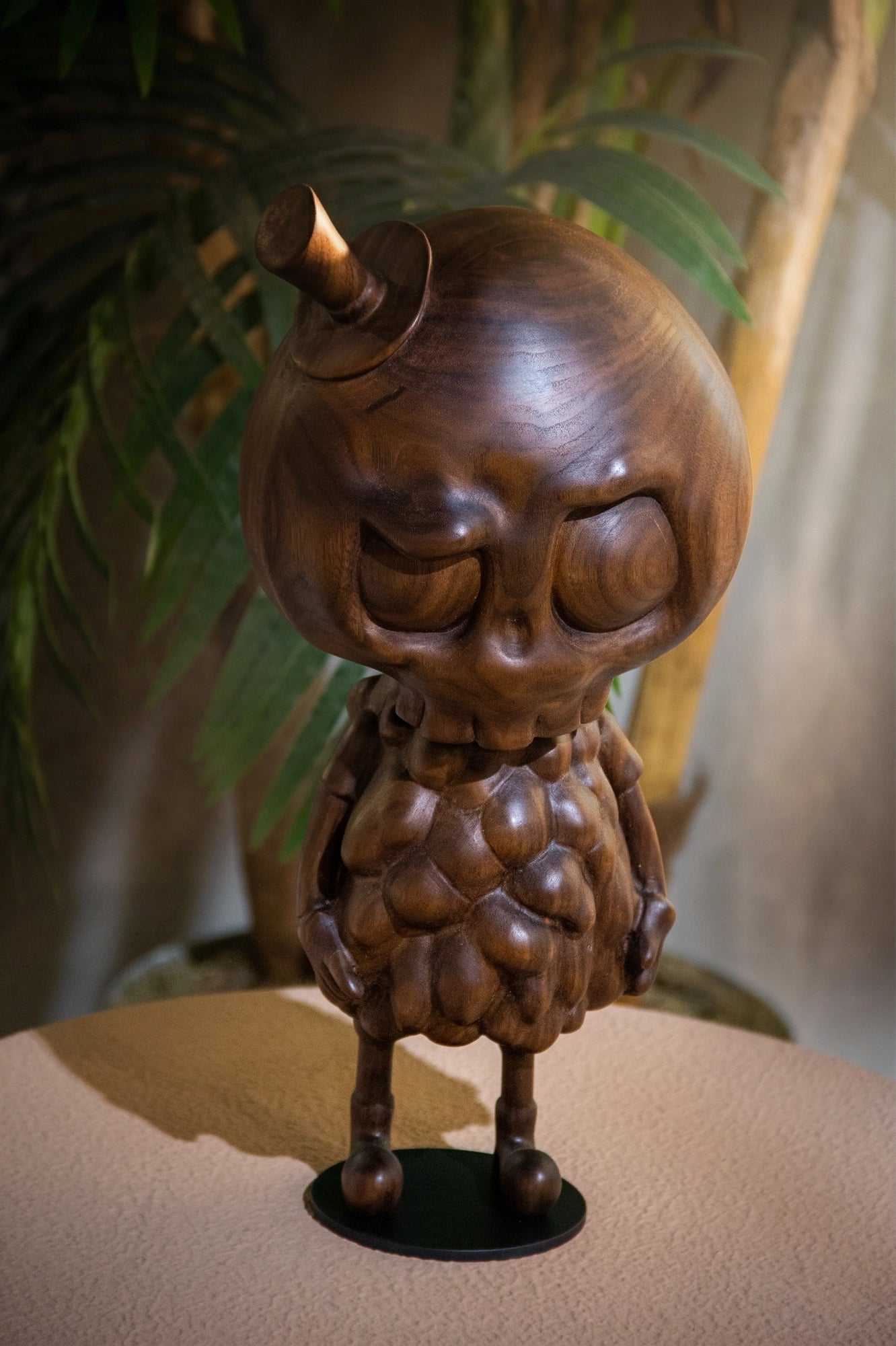 Handcrafted Tycoco Wooden Sculpture - Premium American Walnut Gizz