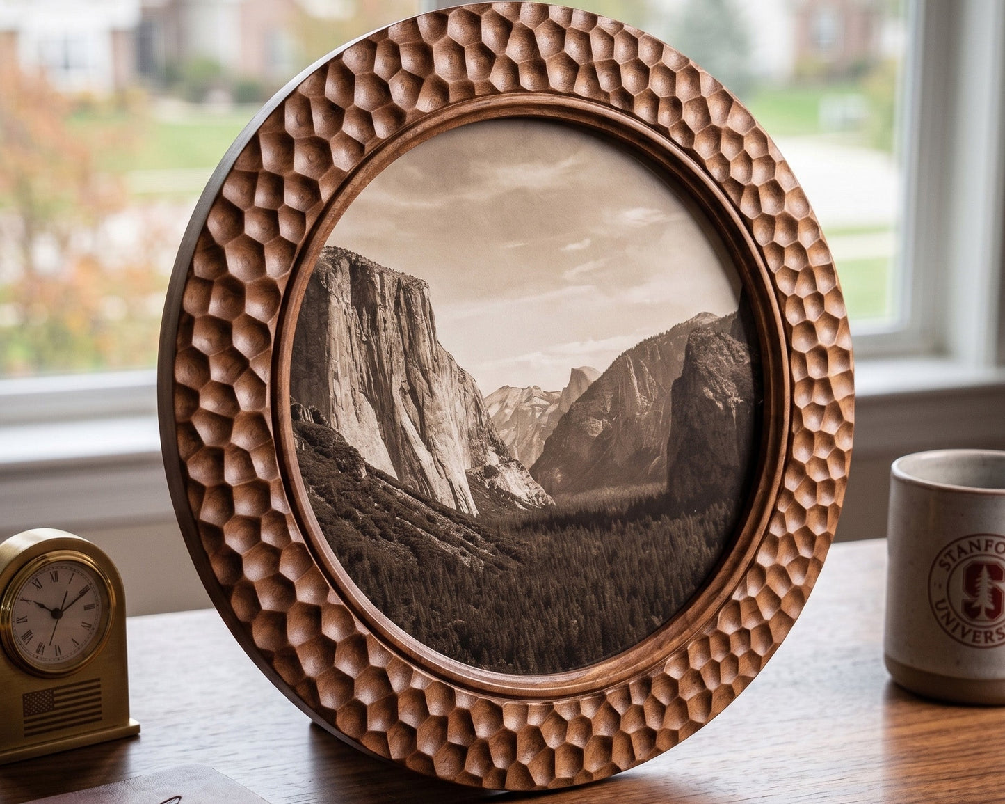 Round Carved Wooden Frame for Embroidery & Mirrors  S-4 Gizz