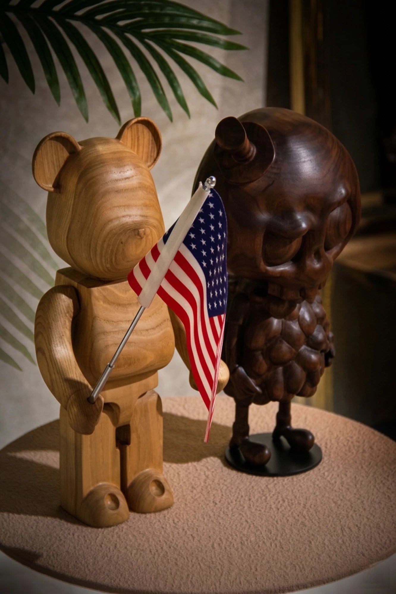 Handcrafted Tycoco Wooden Sculpture - Premium American Walnut Gizz