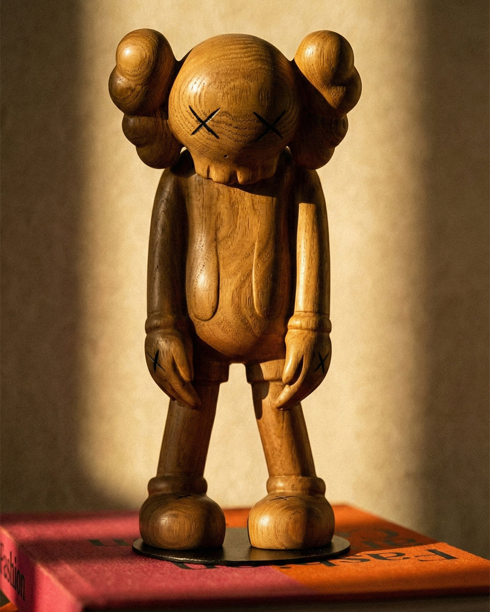 Handcrafted Wooden Executive Bear Sculpture for Indoor and Outdoor