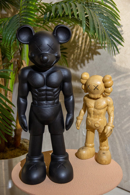 MickyMass Solid Wood Collectible Art Figure Gizz