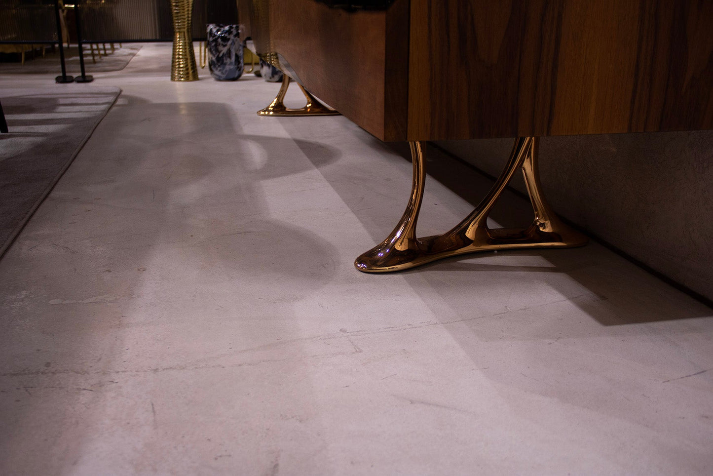 Epoxy & Walnut Credenza 86"long    S- 24 Gizz