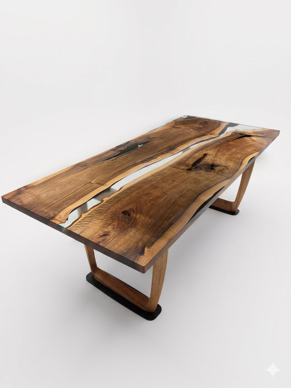 86"x39" Ready To Ship Walnut Table Gizz