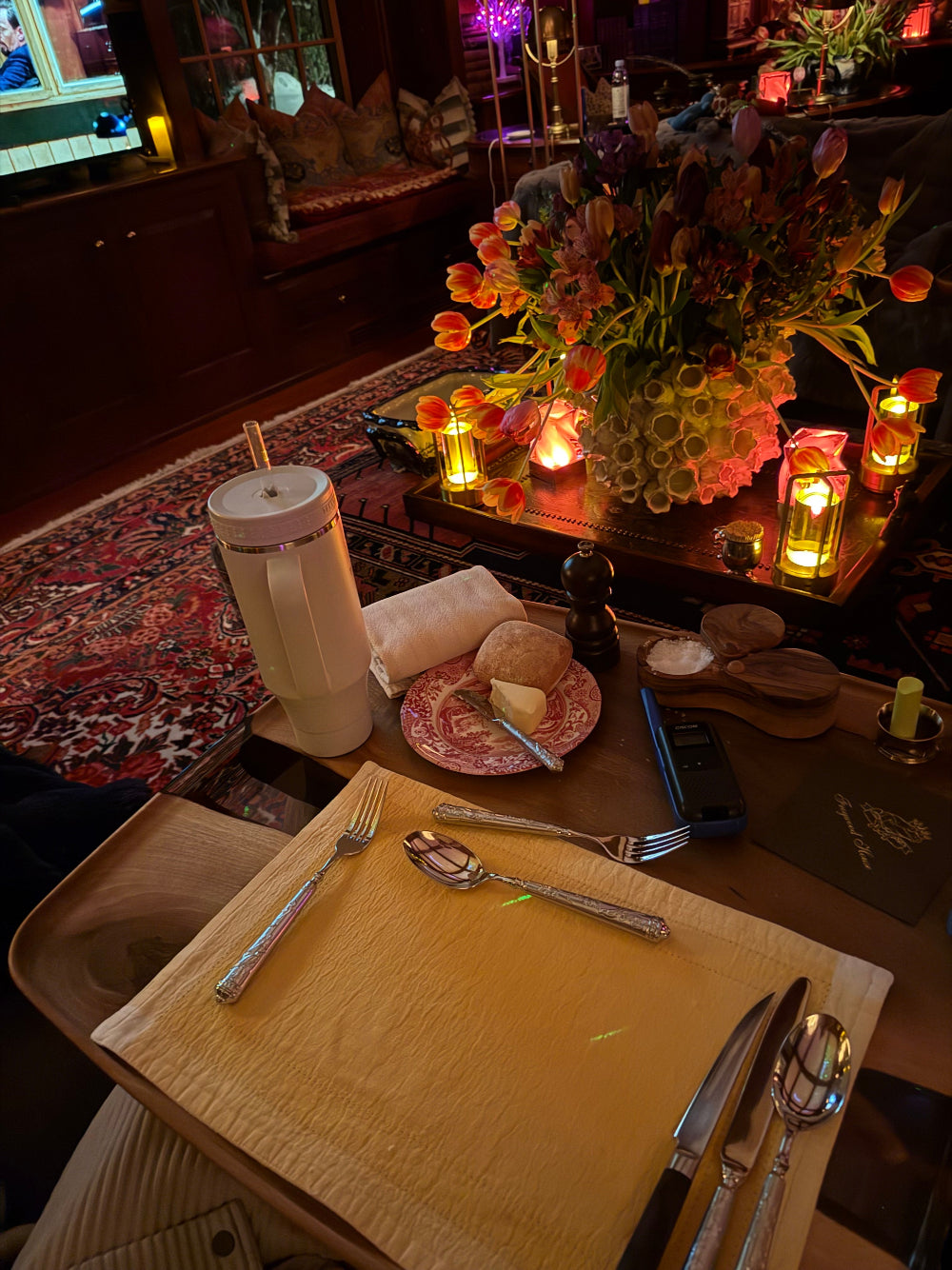 Luxury Walnut Epoxy Resin Tv, Laptop and Snack Tray