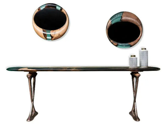 Resin Console Table- Foyer Table- Entryway Table
