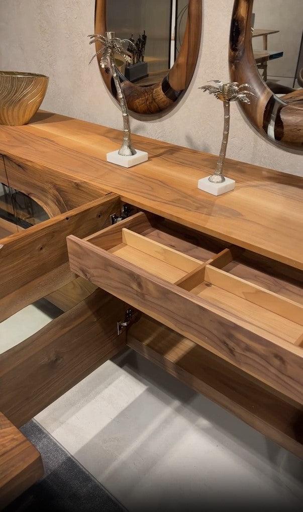 Resin Dining Room Buffet & Credenza
