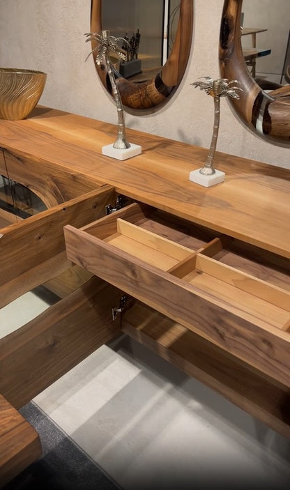 Resin Dining Room Buffet & Credenza