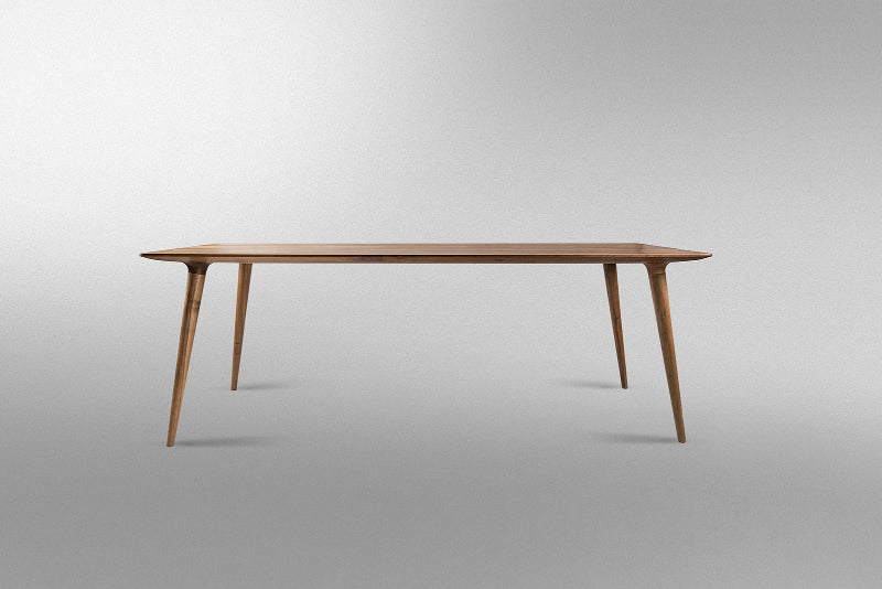 Solid walnut Dining Table - Solid Kitchen Table front look
