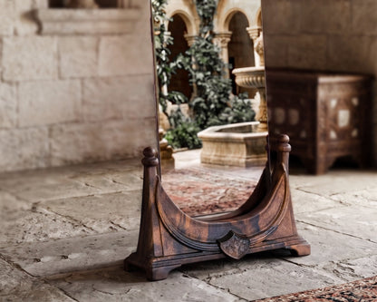 Walnut Wood Mirror Stand Gizz