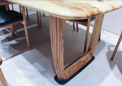 chestnut dining room table legs