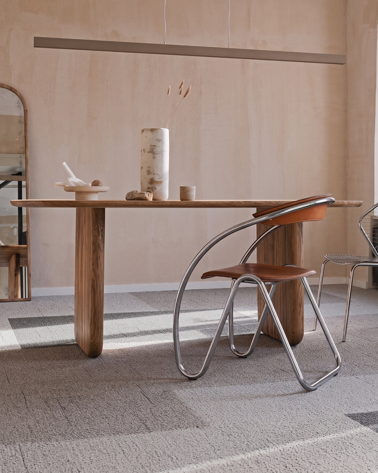 Oval Solid Wood Dining Table Gizz