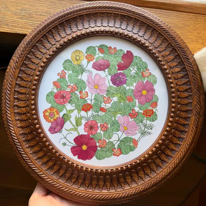 Round Wooden Frame for Embroidery, Art Prints & Mirrors  S-1 Gizz