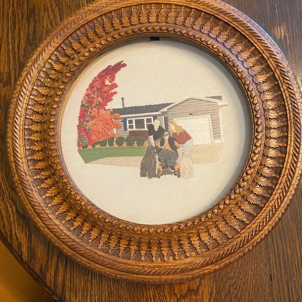 Round Wooden Frame for Embroidery, Art Prints & Mirrors  S-1 Gizz