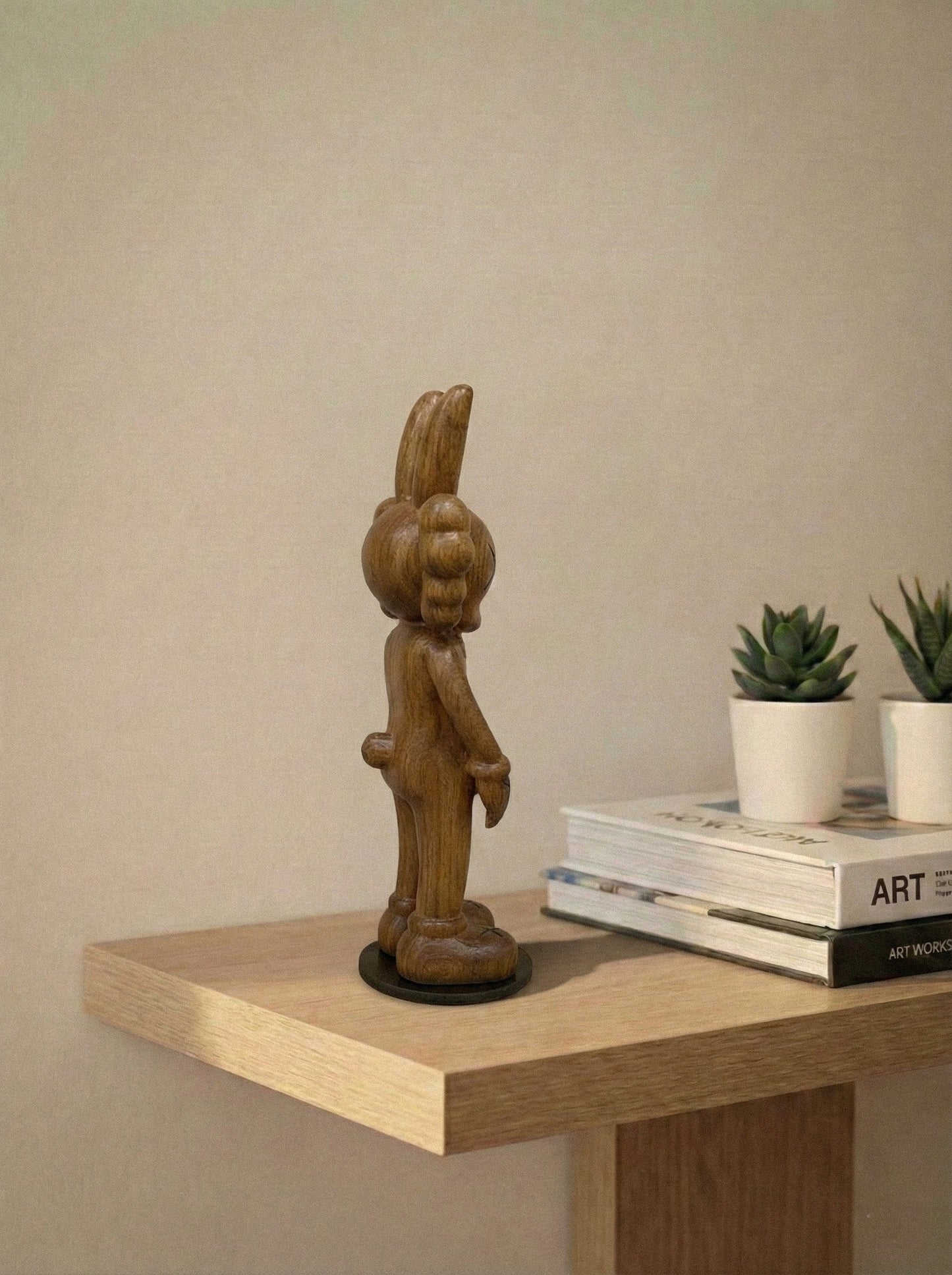 Wooden KAWS Figures - Limited Edition Collectibles Gizz