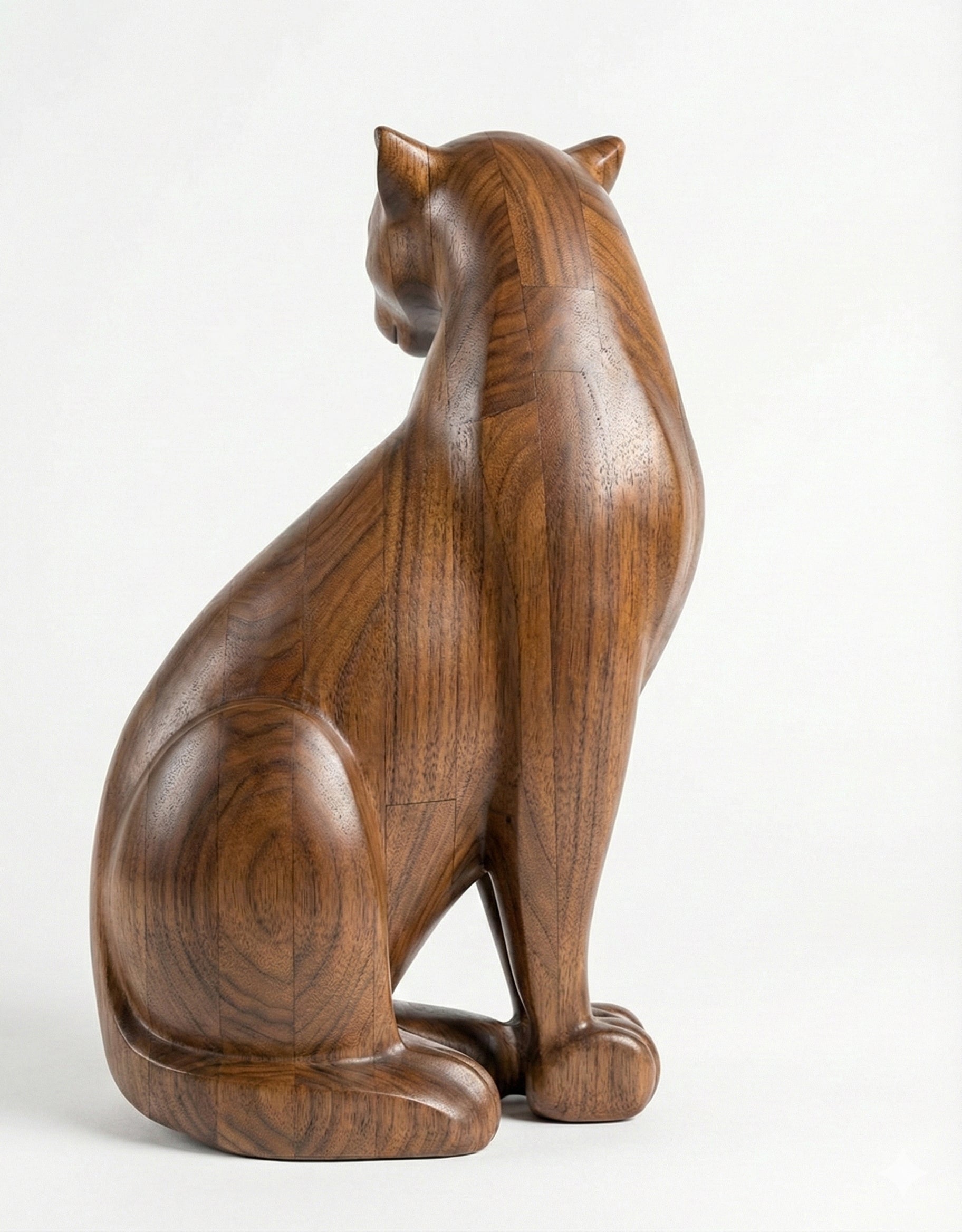 Wooden Cat Figure Gizz