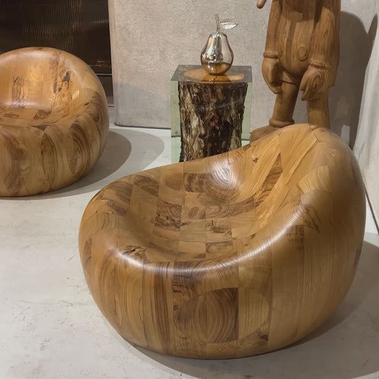 wooden kaws figure bbf
