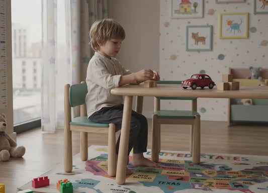 Modern Solid Wood Kids Furniture