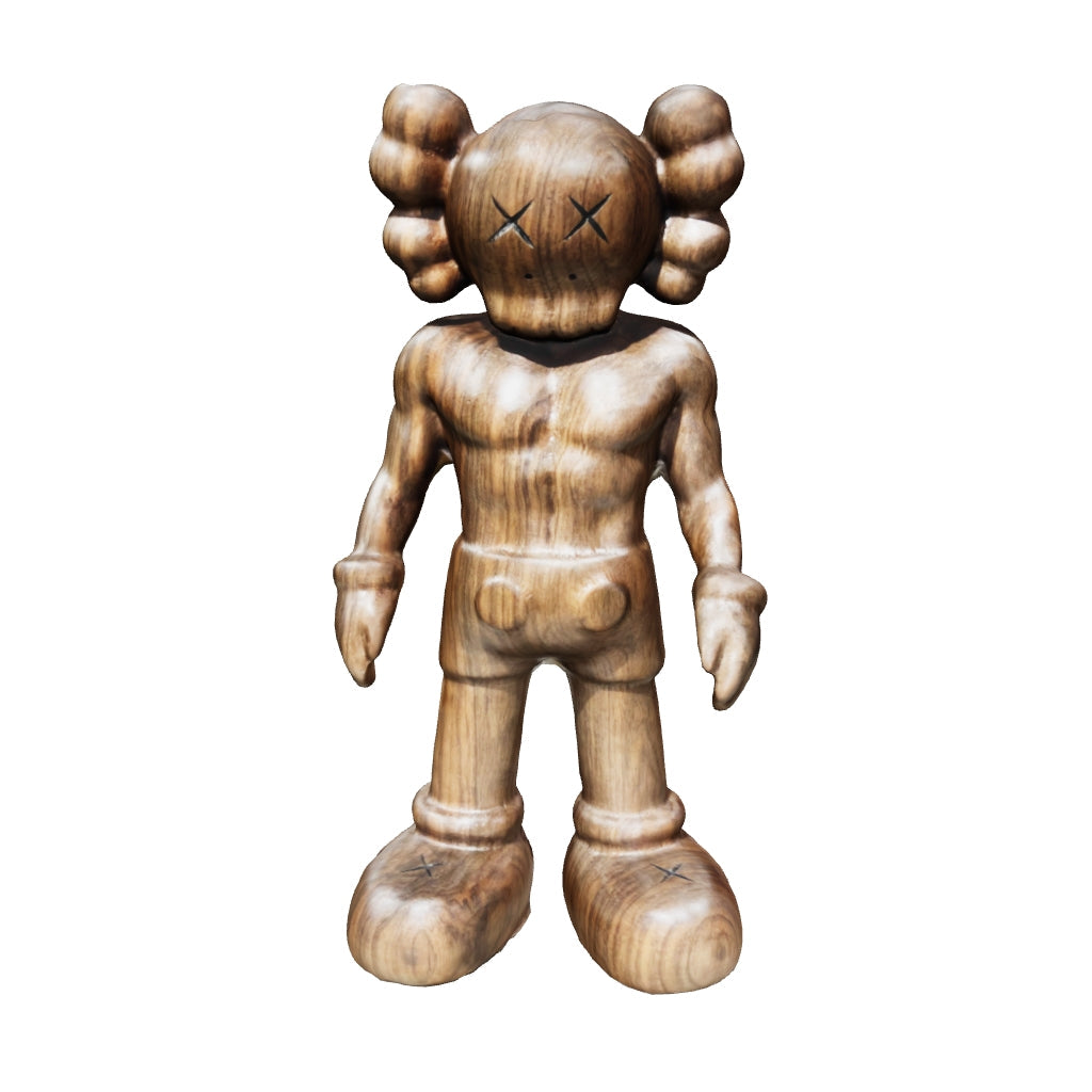 Shop Limited Edition Wooden KAWS Figures - 39