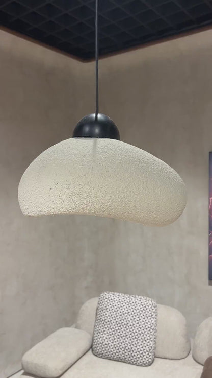 chandelir & pendant light stone looking