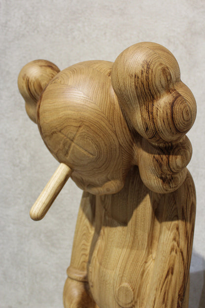 wooden kaws figure Companion