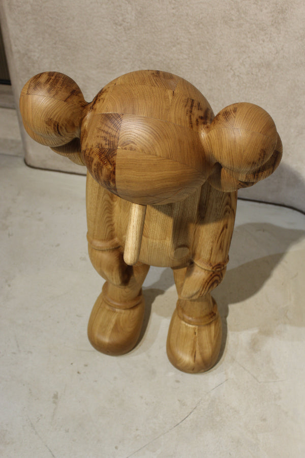 wooden kaws figure bbf
